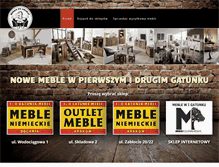 Tablet Screenshot of mebleniemieckie.pl